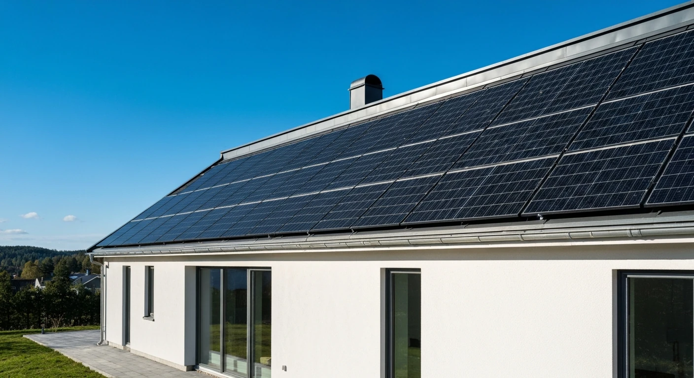 Solceller på tak — installation på olika takmaterial