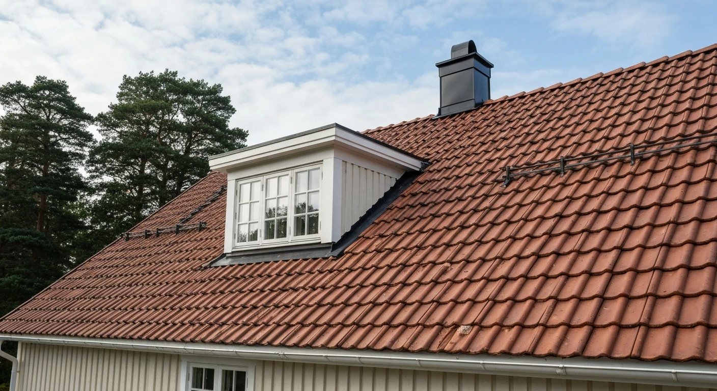 Takkupa pris 2026 — färdigbyggd takkupa på villa