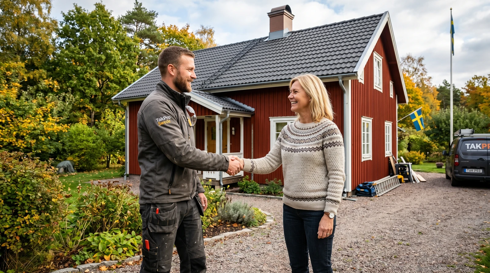 Takgaranti – certifierad takläggare slutbesiktigar nylagt tak
