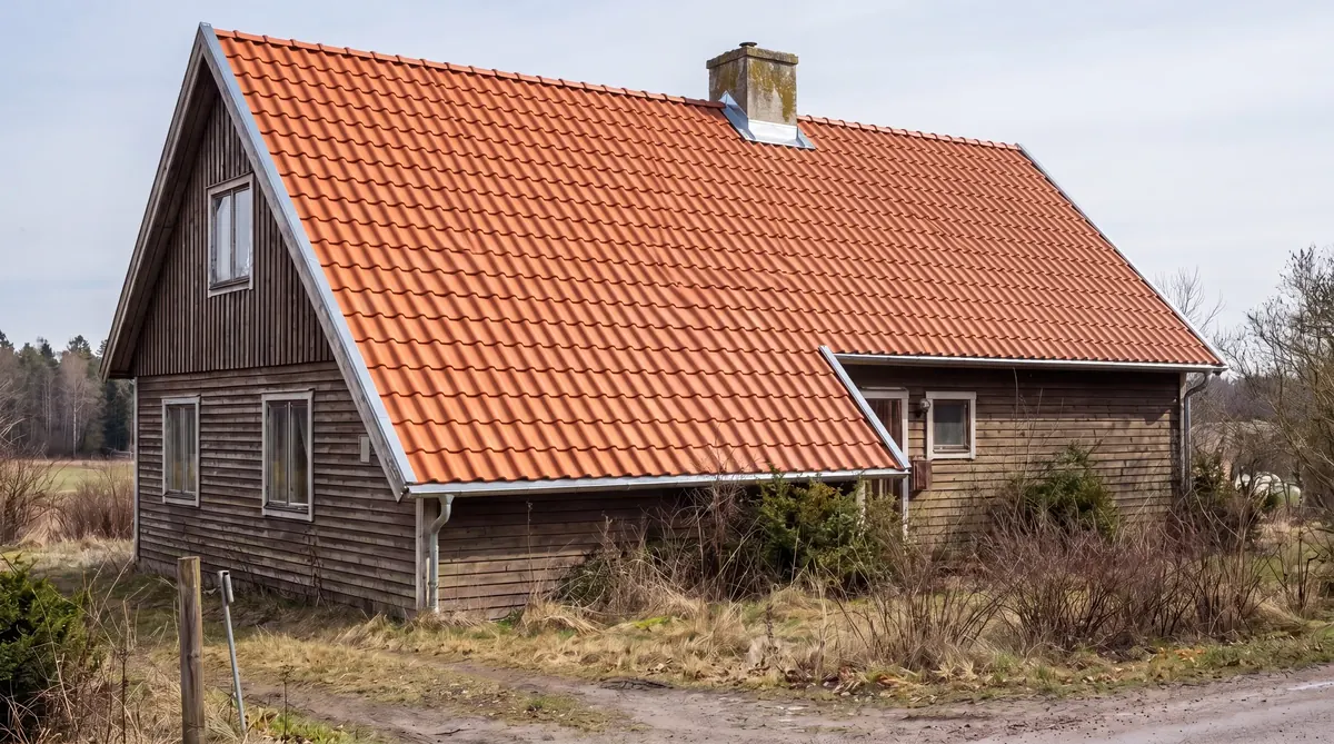 Referensprojekt: Offert + akut takbyte på villa i Göteborg, Askim