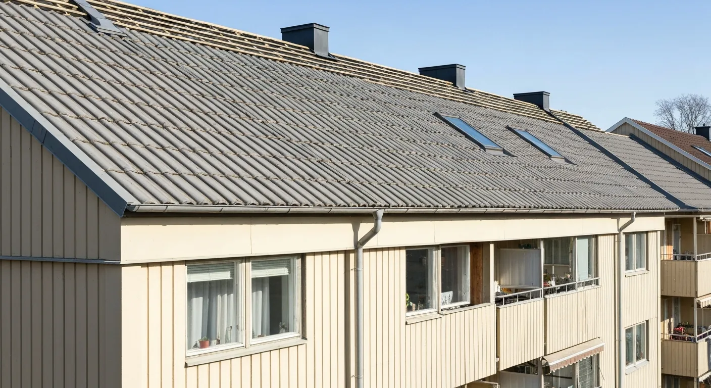 Taktvätt och takimpregnering betongpannetak Frölunda